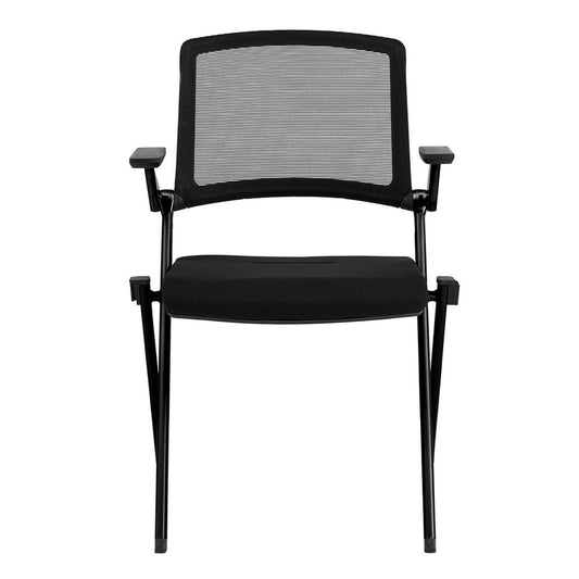 Set of Two Black Mesh Conference Office Chair