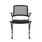 Set of Two Black Mesh Rolling Conference Office Chair