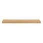 43" Natural Light Brown Wooden Floating Shelf