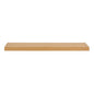 43" Natural Light Brown Wooden Floating Shelf