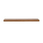 43" Brown Wooden Wall Mounted Floating Shelf