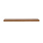 43" Brown Wooden Wall Mounted Floating Shelf