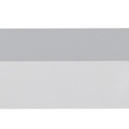 43" White Wooden Wall Mounted Floating Shelf