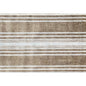 2' X 3' Tan Striped Shag Area Rug
