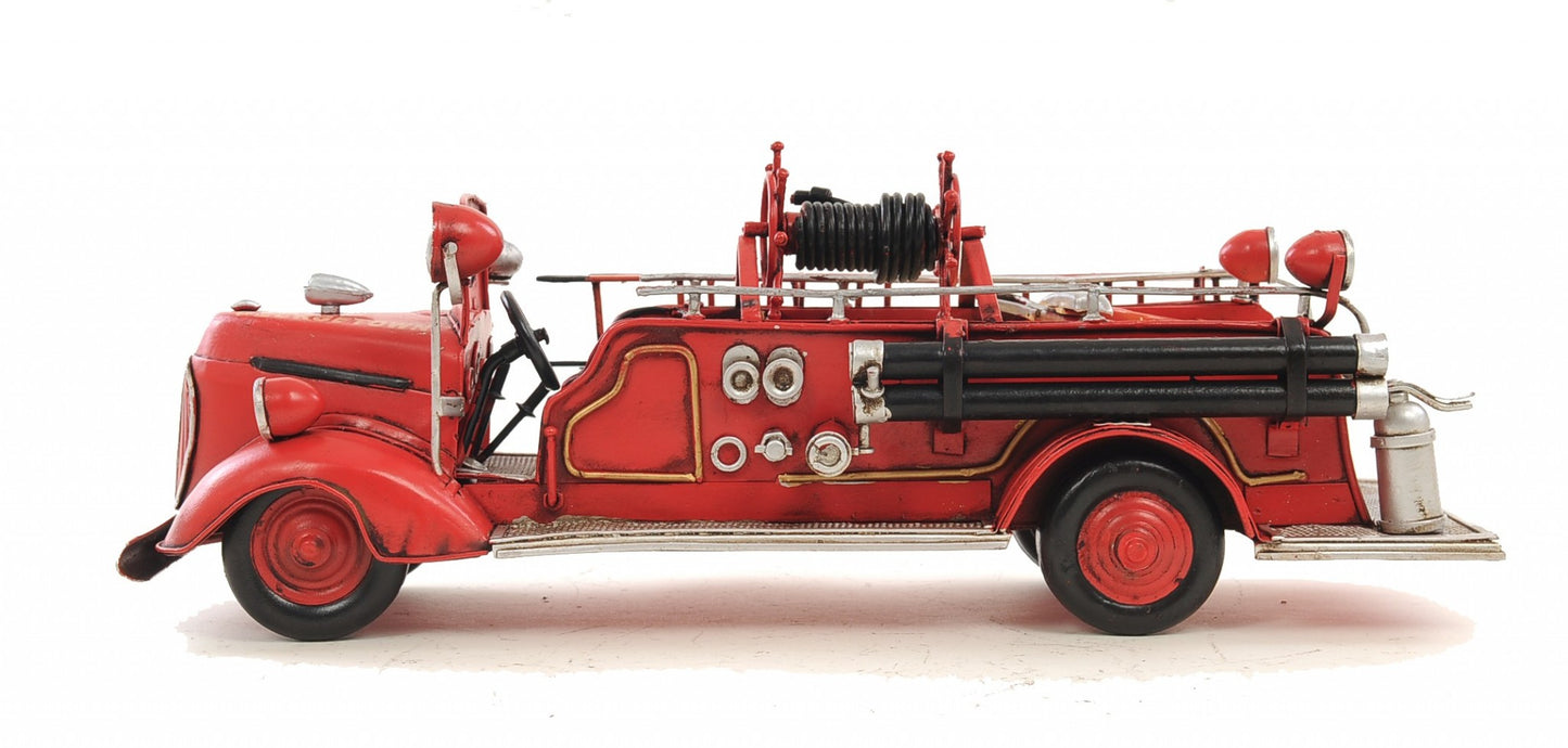 c1938 Ford Red Fire Engine Sculpture