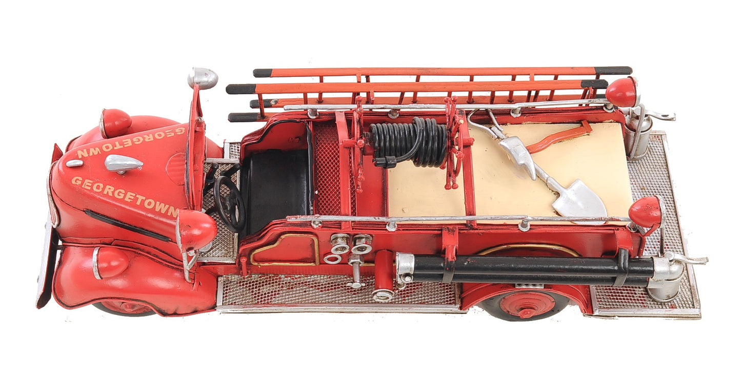 c1938 Ford Red Fire Engine Sculpture