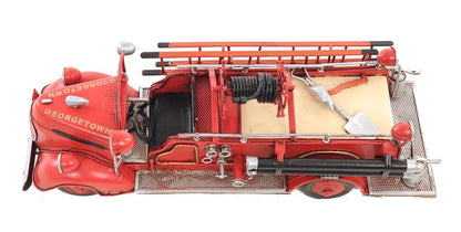6" Red Metal Hand Painted Model Car