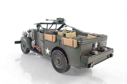 6" Green Metal Hand Painted Model Car