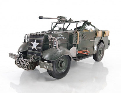 6" Green Metal Hand Painted Model Car