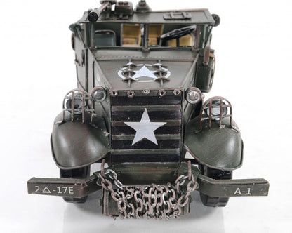 6" Green Metal Hand Painted Model Car