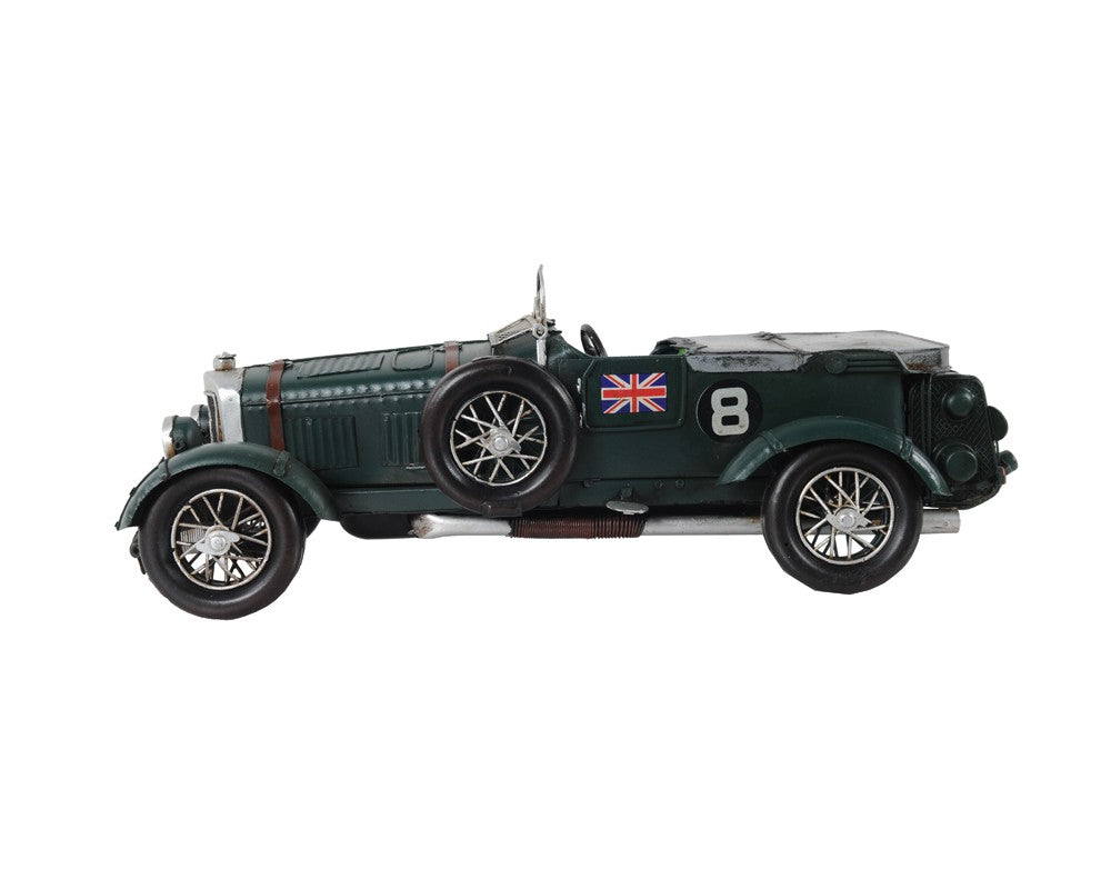 c1930 Bently Blower British Race Car Model Sculpture