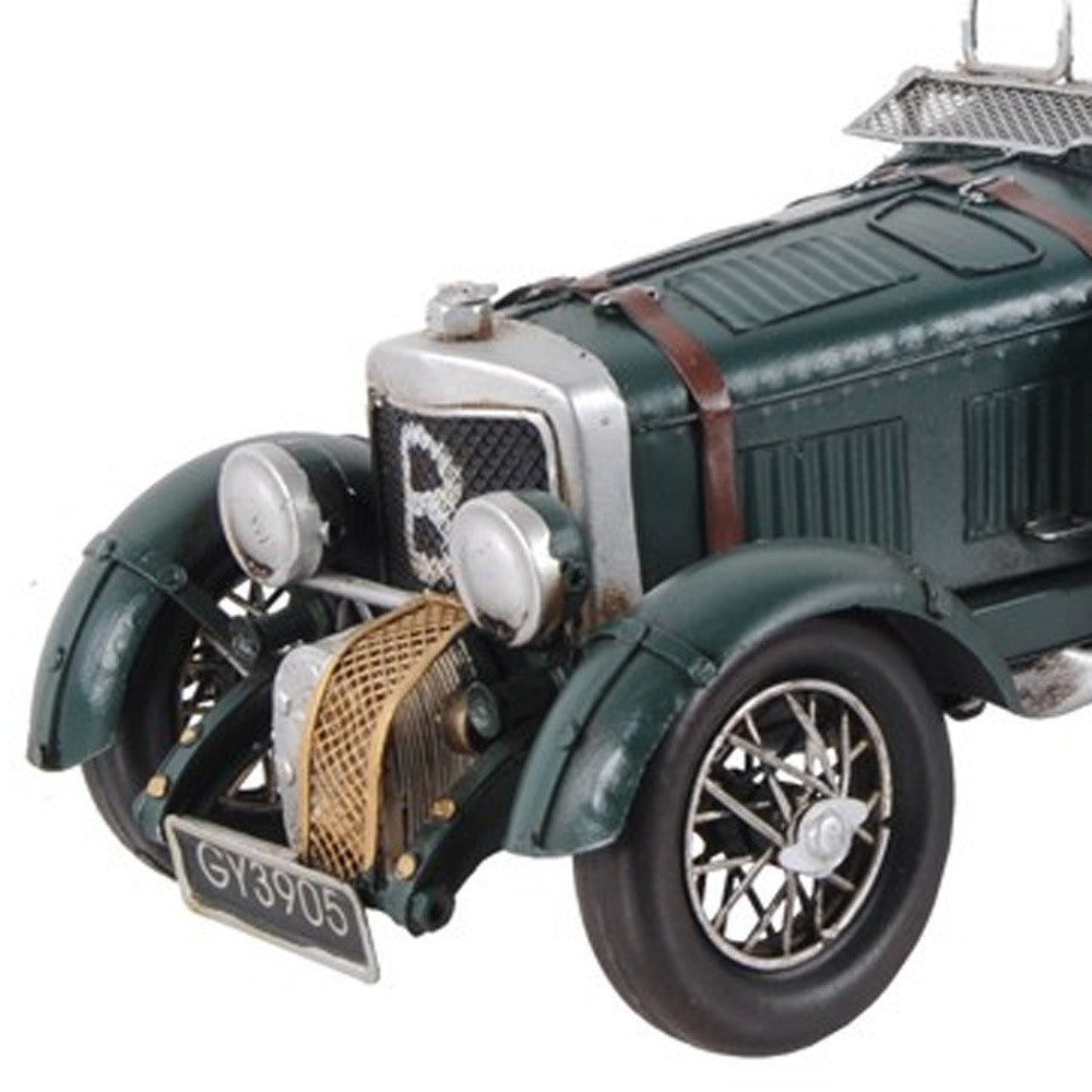 c1930 Bently Blower British Race Car Model Sculpture