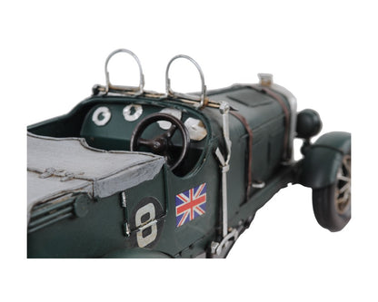 c1930 Bently Blower British Race Car Model Sculpture