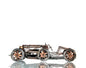 4" Silver Metal Hand Painted Model Car