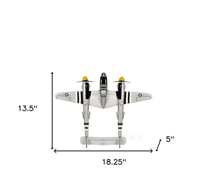 c1941 Lockheed P-38 Lightning Fighter Sculpture