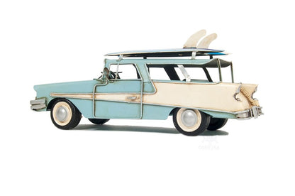 5" Blue Metal Hand Painted Model Car