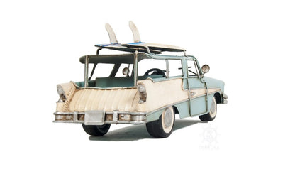5" Blue Metal Hand Painted Model Car