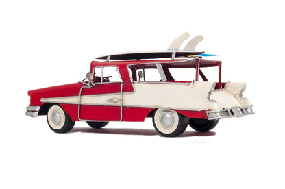 c1957 Red Ford Country Squire Station Wagon Sculpture