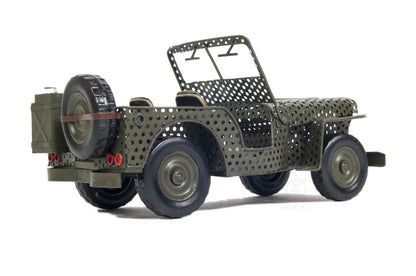 7" Green Metal Hand Painted Model Car
