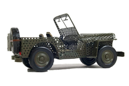 7" Green Metal Hand Painted Model Car