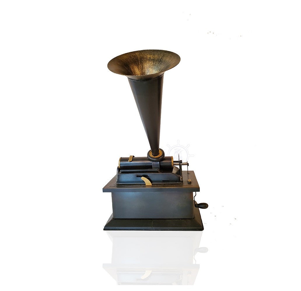 c1901 Edison Standard Phonograph Replica Sculpture