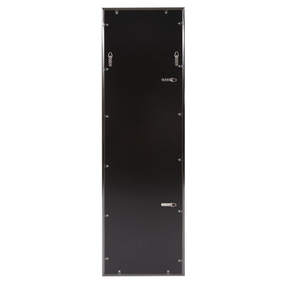 60" Gray Metal Framed Full Length Hanging Mirror