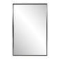 36" Gray Metal Framed Accent Mirror