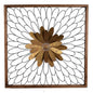 30" X 2" Black Iron Square Framed Art