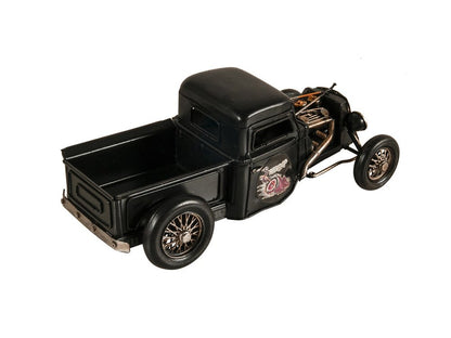 5" Black Metal Hand Painted Model Car