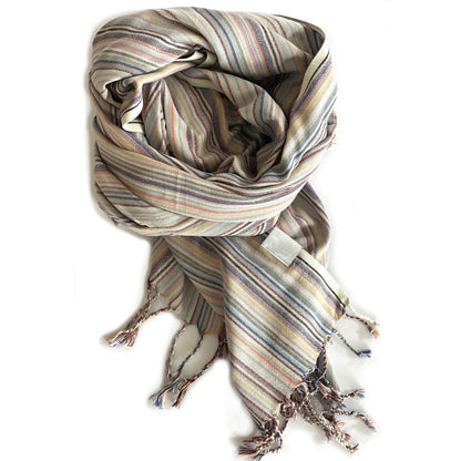 Multi Colored Striped Design Turkish Beach Blanket