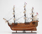 36" Wood Brown Solid Wood Hand Painted HMS Victory Exclusive Edition Model Boat