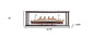 15" Black And Red Solid Wood Hand Painted Boat Model Boat