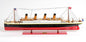 19" Black And Red Solid Wood 1912 RMS Titanic Hand Painted Model Boat