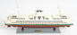 11" Brown and White Washington Ferry Boat Hand Painted Decorative Boat