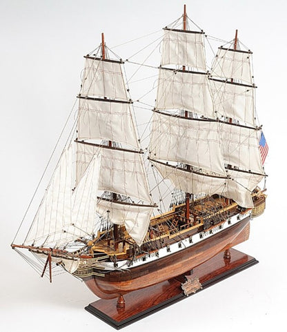 50" Wood Brown Hand Painted Sculpture