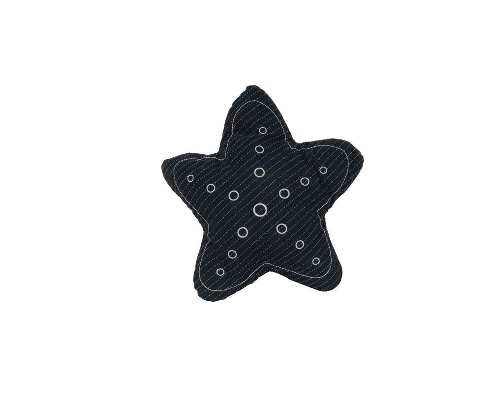 Set of Two 12" Blue Starfish Coastal Throw Pillows