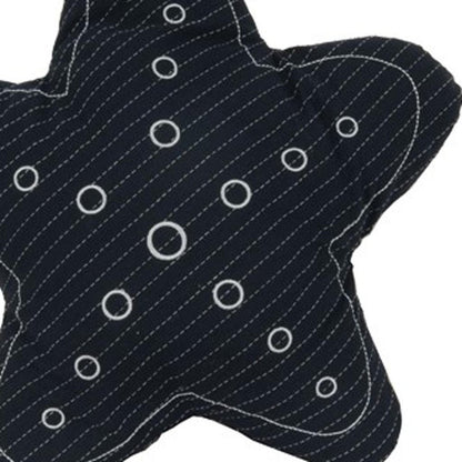 Set of Two 12" Blue Starfish Coastal Throw Pillows