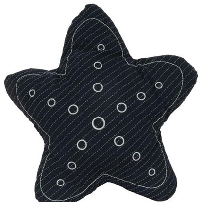 Set of Two 12" Blue Starfish Coastal Throw Pillows