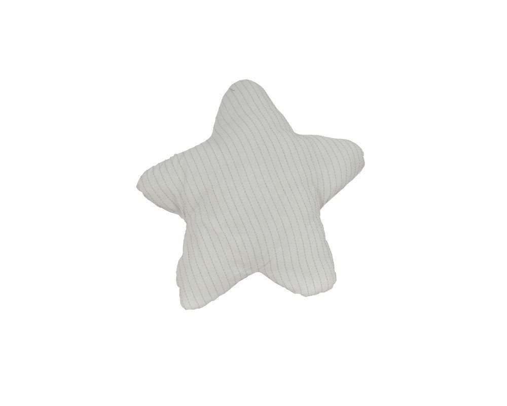 Set of Two 12" White Starfish Coastal Throw Pillows