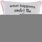 20" Gray Christmas Cotton Throw Pillow with Embroidery