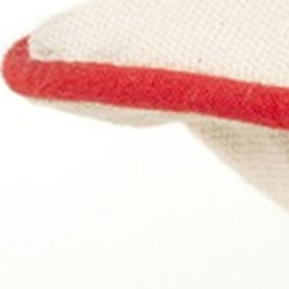 Ivory Red Cheeky Santa Sentiment Throw Pillow