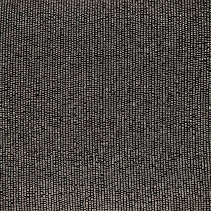 Shimmering Gray Beaded Luxury Throw Pillow