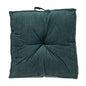 Corduroy Styled Charcoal Tufted Floor Pillow