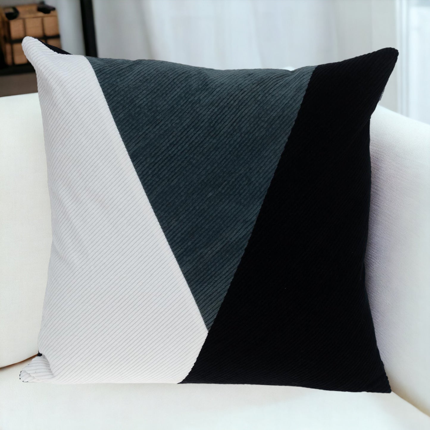 20" MULTICOLOR Cotton Blend Throw Pillow