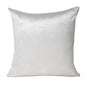 18" X 18" White Cotton Zippered Pillow