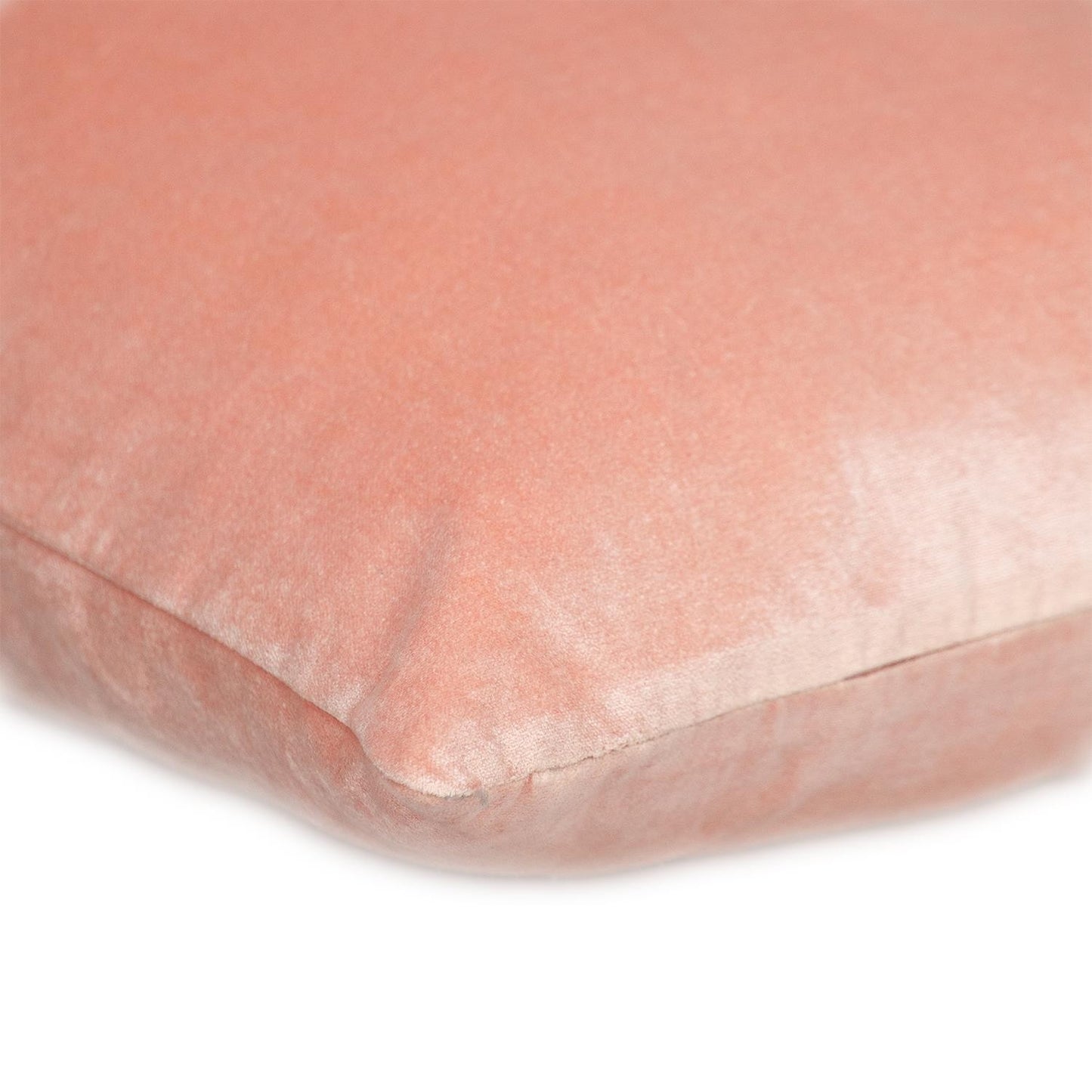 18" Pink Cotton Blend Throw Pillow