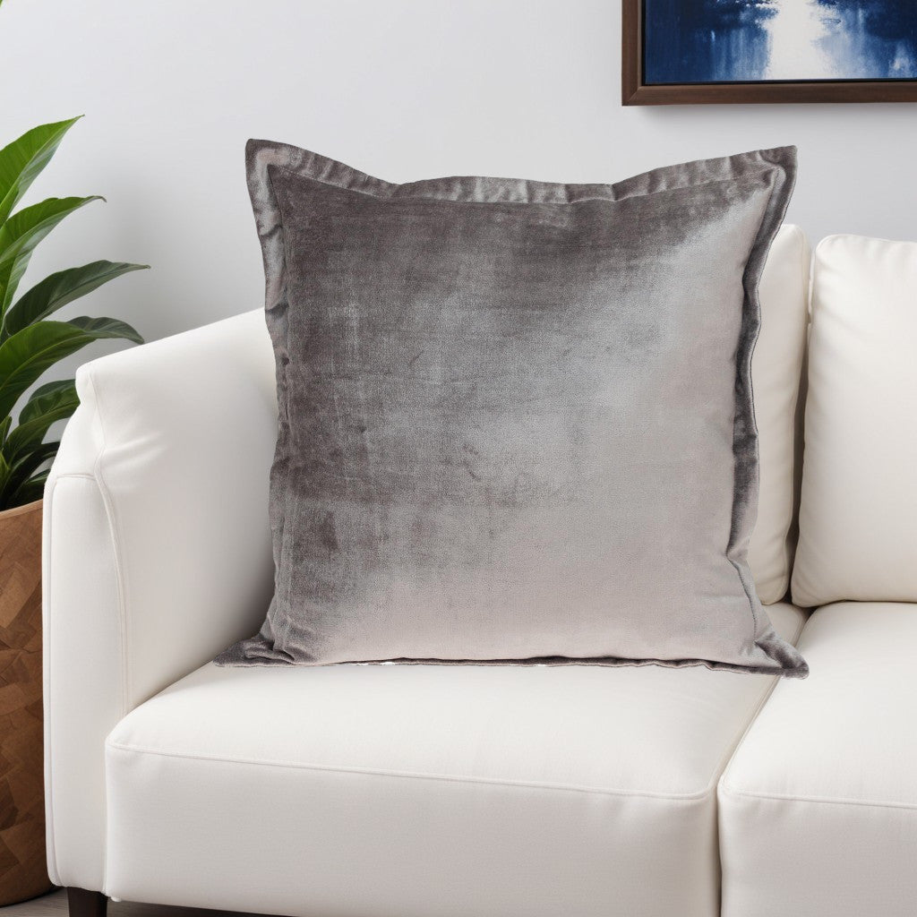 Premier 20" Soft Touch Taupe Solid Color Accent Pillow