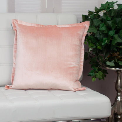 Premier 24" Soft Touch Metallic Pink Solid Color Accent Pillow