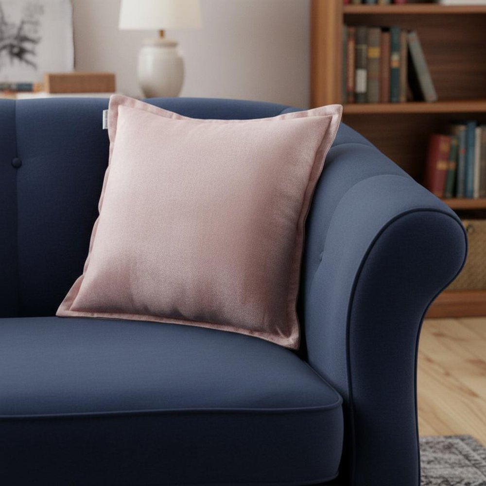 Premier 24" Soft Touch Metallic Pink Solid Color Accent Pillow