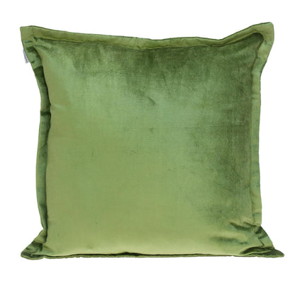 Premier 24" Soft Touch Olive Green Solid Color Accent Pillow